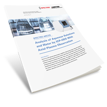 Analysis of Aqueous Solutions and Water