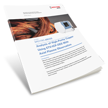 Analysis of High-Purity Copper Using ETV-ICP-OES