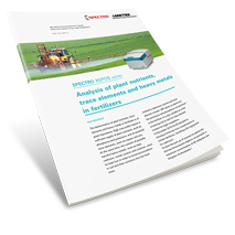 Analysis of plant nutrients