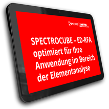 SPECTROCUBE – ED-RFA optimiert für Ihre Anwendung im Bereich der Elementanalyse