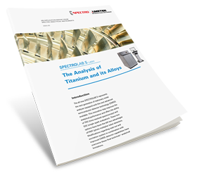Analysis of Titanium and Its Alloys