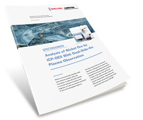 Analysis of Nickel Ore