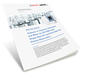 Analysis of Aqueous Solutions and Water