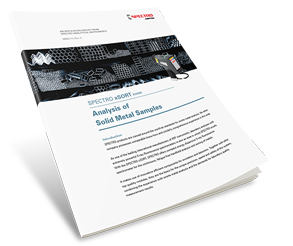Analysis of Solid Metal Samples