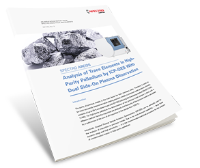 Analysis of Trace Elements in High-Purity Palladium