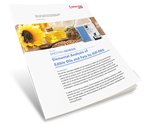 Elemental Analysis of Edible Oils and Fats by ICP-OES 