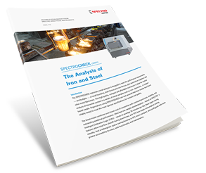 Analysis of Iron and Steel Using the SPECTROCHECK Metal Analyzer