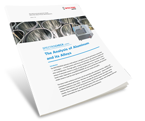 Analysis of Aluminum Using the SPECTROCHECK Metal Analyzer