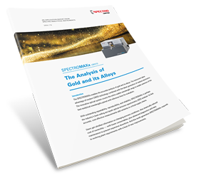 SPECTROMAXx Analysis of Gold