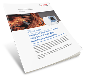 Analysis of High-Purity Copper Using ETV-ICP-OES