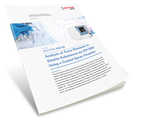 Analysis of Trace Elements in Volatile Substances