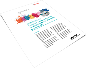 Screening and Quantification For Heavy Metals In Cosmetics Using ED-XRF