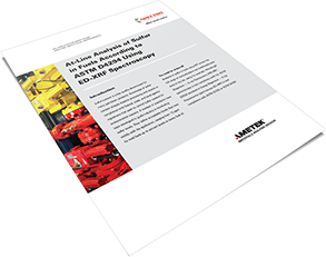 At-Line-Analyse des Schwefelgehalts in Kraftstoffen mithilfe der ED-RFA-Spektrometrie