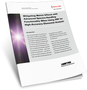 Matrix-Effekte in der RFA durch fortschrittliche Spektrenbearbeitung verringern – Grundlage für verbesserte Genauigkeit