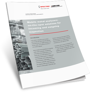 Mobile Metallanalysatoren: Vor-Ort-Lösungen für die Wareneingangs- und Ausgangskontrolle