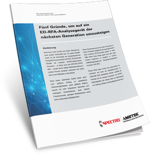 Fünf Gründe, um auf ein ED-RFA-Analysegerät der nächsten Generation umzusteigen