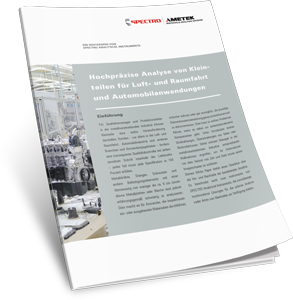 Hochpräzise Elementanalyse von metallischen Kleinteilen für Luft- und Raumfahrt und Automobilanwendungen