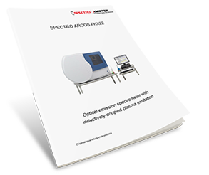 Manual SPECTRO ARCOS