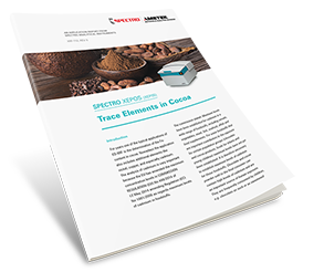 Analysis Of Food Using ED-XRF